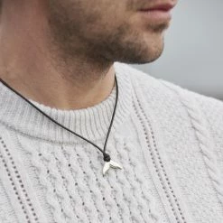 Lucleon Collier argenté Logan Gravel 12 Lucleon Collier argenté Logan Gravel -Colliers Soldes 004 copy