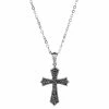 Fort Tempus Collier en métal à pendentif en forme de croix réversible -Colliers Soldes 1 1 copy 65