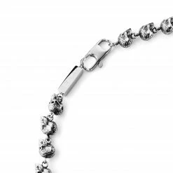 Arkai Collier tête de mort en acier Riley Rico -Colliers Soldes 1 3.2cc8b96cb0f20a5867fae28fd7f4aa55