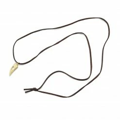 Lucleon Collier en cuir à pendentif doré La coupure -Colliers Soldes 1 3 12 3