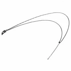 Lucleon Collier en acier noir "La coupure" -Colliers Soldes 1 4 129 1 52