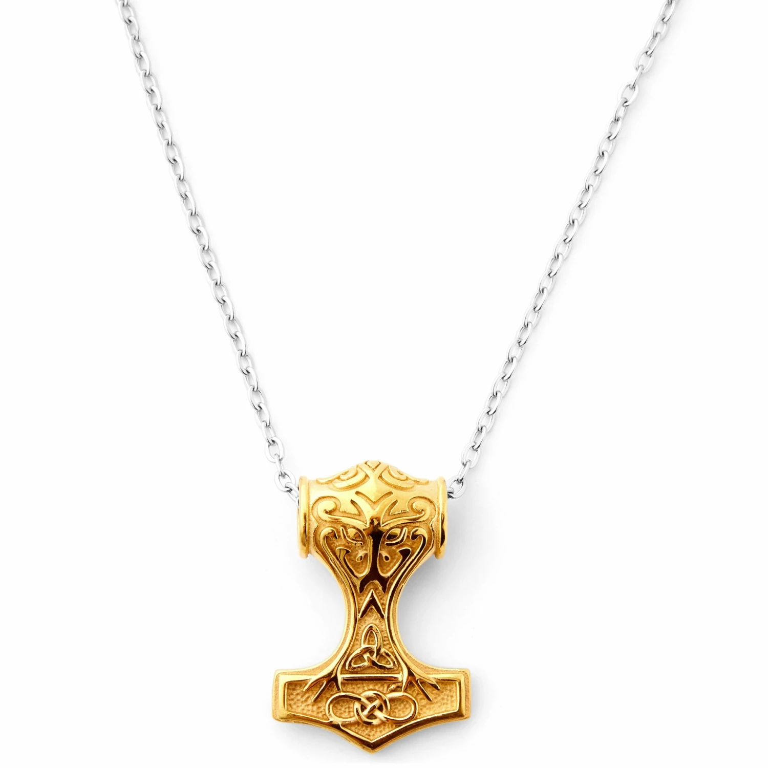 Fort Tempus Collier marteau de Thor doré 6 Fort Tempus Collier marteau de Thor doré – Image 4