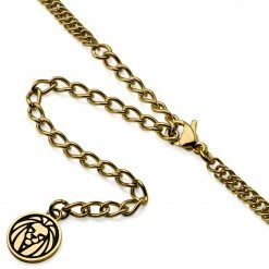 Lucleon Sanctus | Collier doré à pendentif Croix de Saint-Benoît -Colliers Soldes 11 44e5671672bdd608588bae3a40b3dbb5e