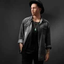 Arkai Set de 2 colliers superposés : chaîne dorée Rico et collier à pendentif jade taïwanais Orisun 10 Arkai Set de 2 colliers superposés : chaîne dorée Rico et collier à pendentif jade taïwanais Orisun -Colliers Soldes 12 1 24648