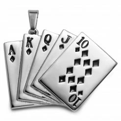 Seizmont Ace | Pendentif "La quinte flush royale"