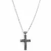 Fort Tempus Collier avec crucifix gravé 2 Fort Tempus Collier avec crucifix gravé -Colliers Soldes 12 37 1 16 2 50