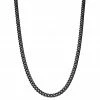 Lucleon Chaîne noire à mailles de 6mm -Colliers Soldes 15133 b neck2 1