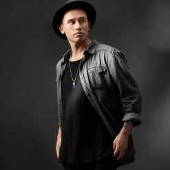 Arkai Collier Orisun Ashton à pierre lapis lazuli 10 Arkai Collier Orisun Ashton à pierre lapis lazuli -Colliers Soldes 16 1 24636 1