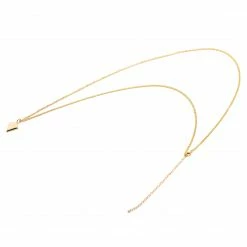 Lucleon Collier à pendentif doré en forme de diamant 13 Lucleon Collier à pendentif doré en forme de diamant -Colliers Soldes 16 3 69