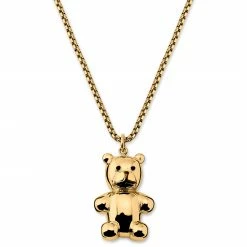 Otsu Egan | Collier Le Teddy Bear en métal doré