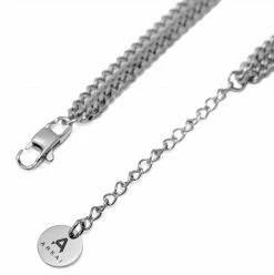 Arkai Collier argenté Rico à double chaîne 13 Arkai Collier argenté Rico à double chaîne -Colliers Soldes 19 423f8fc124b853934125541f3cf0dd80d