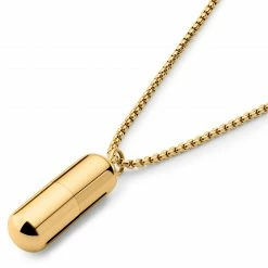 Otsu Egan | Collier La cartouche en métal doré -Colliers Soldes 2 2.e9b0e095a777dcff685e563cbc97b78c