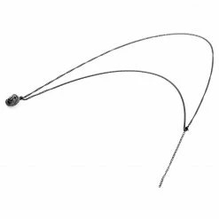 Lucleon Collier "Le Bouddha" en acier noir -Colliers Soldes 2 4 165