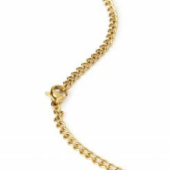 Fort Tempus Collier à croix dorée avec incrustation noire -Colliers Soldes 20 5 copy 4