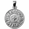 Lucleon Pendentif argenté - pièce de monnaie viking Les Makt