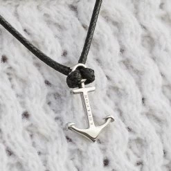 Lucleon Collier argenté Levi Gravel -Colliers Soldes 3 levi silver toned gravel necklace cropped