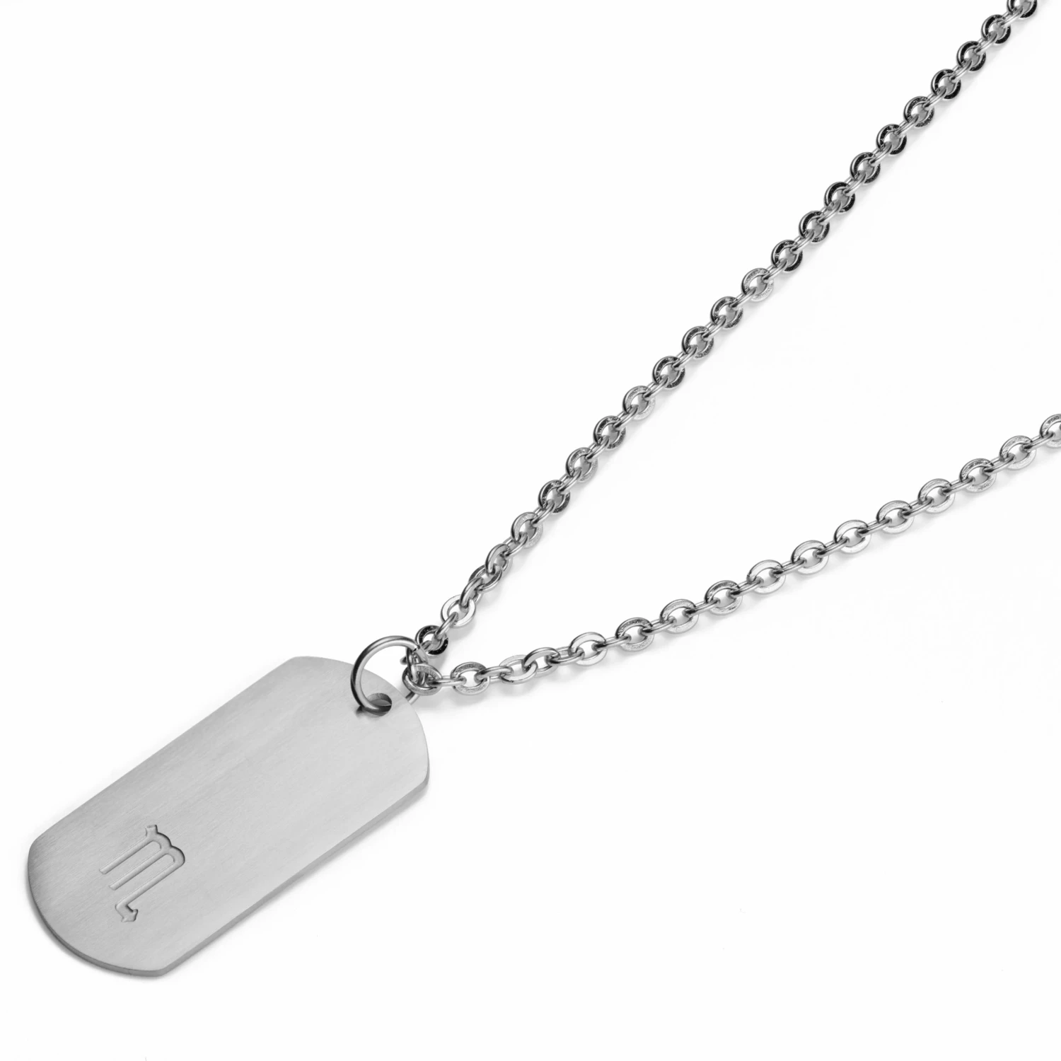 Lucleon Collier zodiaque en acier argenté - Le Scorpion 4 Lucleon Collier zodiaque en acier argenté - Le Scorpion – Image 2