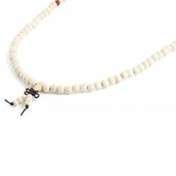 Collin Rowe Collier de perles en bois blanches -Colliers Soldes 5 2 197