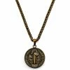 Lucleon Sanctus | Collier doré vintage avec médaille de Saint-Benoît 1 Lucleon Sanctus | Collier doré vintage avec médaille de Saint-Benoît -Colliers Soldes 6 1 4c482ad5fa52d1cba9da03f8579fe2dd
