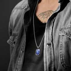 Arkai Collier Orisun Andrew à pierre sodalite -Colliers Soldes 6 2 24638