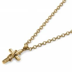 Lucleon Collier à croix et symbole de l'infini - couleur dorée -Colliers Soldes 6 2.c34f3999fdfe7c5ae4dcc73d0445781f