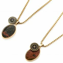 Arkai Collier Orisun Atlas à pierre obsidienne acajou 12 Arkai Collier Orisun Atlas à pierre obsidienne acajou -Colliers Soldes 6 3.0a2924b3397c7e54fb8873aa734742f8