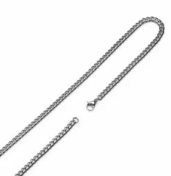 Lucleon Chaîne argentée - 3 mm -Colliers Soldes 6 3.b474c2efb3123b8c3103e4827d8c53fb 4
