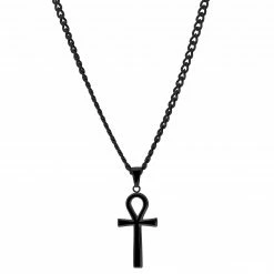 Lucleon Collier noir avec pendentif Ankh -Colliers Soldes 7 1.e4e2f9b809ee5ea95377b88a38084a3b