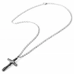 Fort Tempus Collier à croix noire Le halo -Colliers Soldes 7 3 copy 23