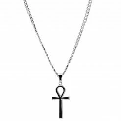 Lucleon Collier argenté avec pendentif Ankh -Colliers Soldes 8 1.cf62784731e4ad06f7d5de07f3383bb9