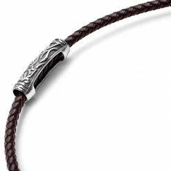 Fort Tempus Collier en cuir marron et rune ovale 13 Fort Tempus Collier en cuir marron et rune ovale -Colliers Soldes 8 2 283
