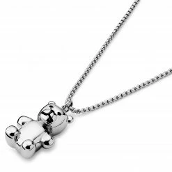 Otsu Egan | Collier Le Teddy Bear en métal argenté -Colliers Soldes 9 2.b5cd88bbcc13af74ac4a23ffe3fb1edb