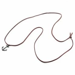 Lucleon Collier 'L'ancre noire" en cuir et métal. 7 Lucleon Collier 'L'ancre noire" en cuir et métal. -Colliers Soldes 9 3 144