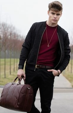 Lucleon Collier doré à pendentif ancre marine -Colliers Soldes billed 1 151