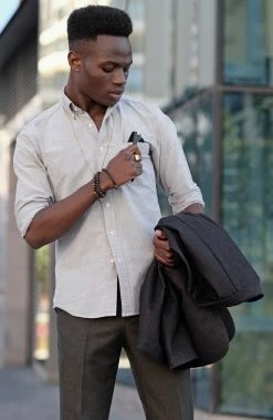 Lucleon Collier "La dent" en acier doré -Colliers Soldes billed 1 350