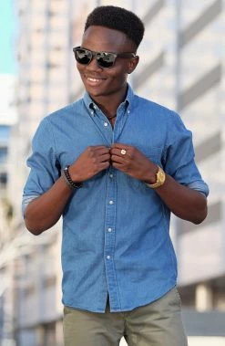 Collin Rowe Collier en cuir marron tressé 5mm -Colliers Soldes billed 1 361