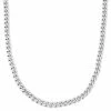 Lucleon Chaîne argentée à mailles 8 mm 1 Lucleon Chaîne argentée à mailles 8 mm -Colliers Soldes g ne 8mm 1 9 2