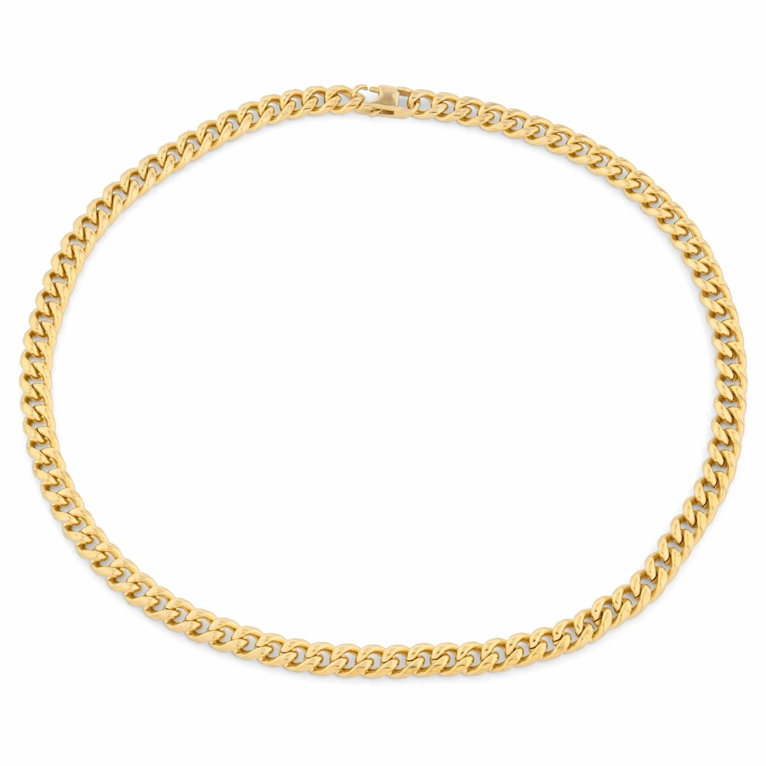 Lucleon Chaîne dorée à mailles de 8 mm 4 Lucleon Chaîne dorée à mailles de 8 mm – Image 2