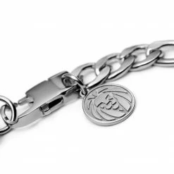 Lucleon Chaîne Figaro argentée Curtis Amager 10 Lucleon Chaîne Figaro argentée Curtis Amager -Colliers Soldes gsgsgw 2