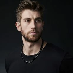 Lucleon Chaîne noire à mailles de 10mm -Colliers Soldes jwm megashoot 1 15140 1