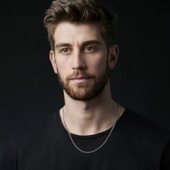 Lucleon Chaîne argentée à mailles de 4 mm -Colliers Soldes jwm megashoot 1 15175