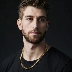 Lucleon Chaîne dorée à mailles de 10 mm -Colliers Soldes jwm megashoot 3 15165