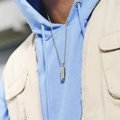 Otsu Egan | Collier La cartouche en métal argenté -Colliers Soldes jwm otes drop 25132 michael doroc nathan grant 1x1 1