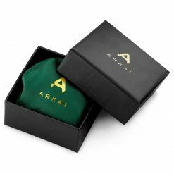 Arkai Set de 2 colliers superposés : chaîne dorée Rico et collier à pendentif obsidienne acajou Orisun -Colliers Soldes kutijica2 13