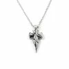 Fort Tempus Pendentif croix - couteau -Colliers Soldes monstret kniv kors stalhalskade 1