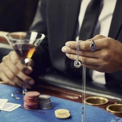 Seizmont Ace | Collier argenté à pendentif jeton de poker "L'as de trèfle" -Colliers Soldes rel ace drop27 silver id killian 1x1 41