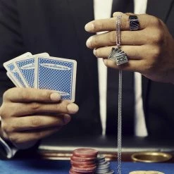 Seizmont Ace | Collier argenté avec pendentif "La quinte flush royale" -Colliers Soldes rel ace drop27 silver id killian no crop 32