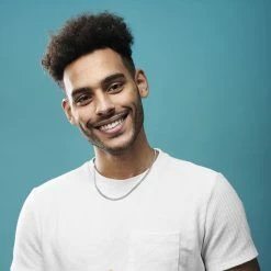 Lucleon Chaîne argentée à mailles de 4 mm -Colliers Soldes rel happi images 2 copy necklace