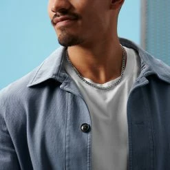 Lucleon Chaîne Figaro argentée Curtis Amager 11 Lucleon Chaîne Figaro argentée Curtis Amager -Colliers Soldes rst acpa collectionpage gold 23071 black 23072 silver 23070 bjarkejohansen 3 3 2