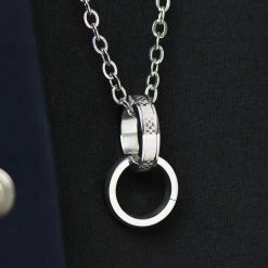 Fort Tempus Collier avec anneaux entrelacés 11 Fort Tempus Collier avec anneaux entrelacés -Colliers Soldes rst megashoot n 12 9648best